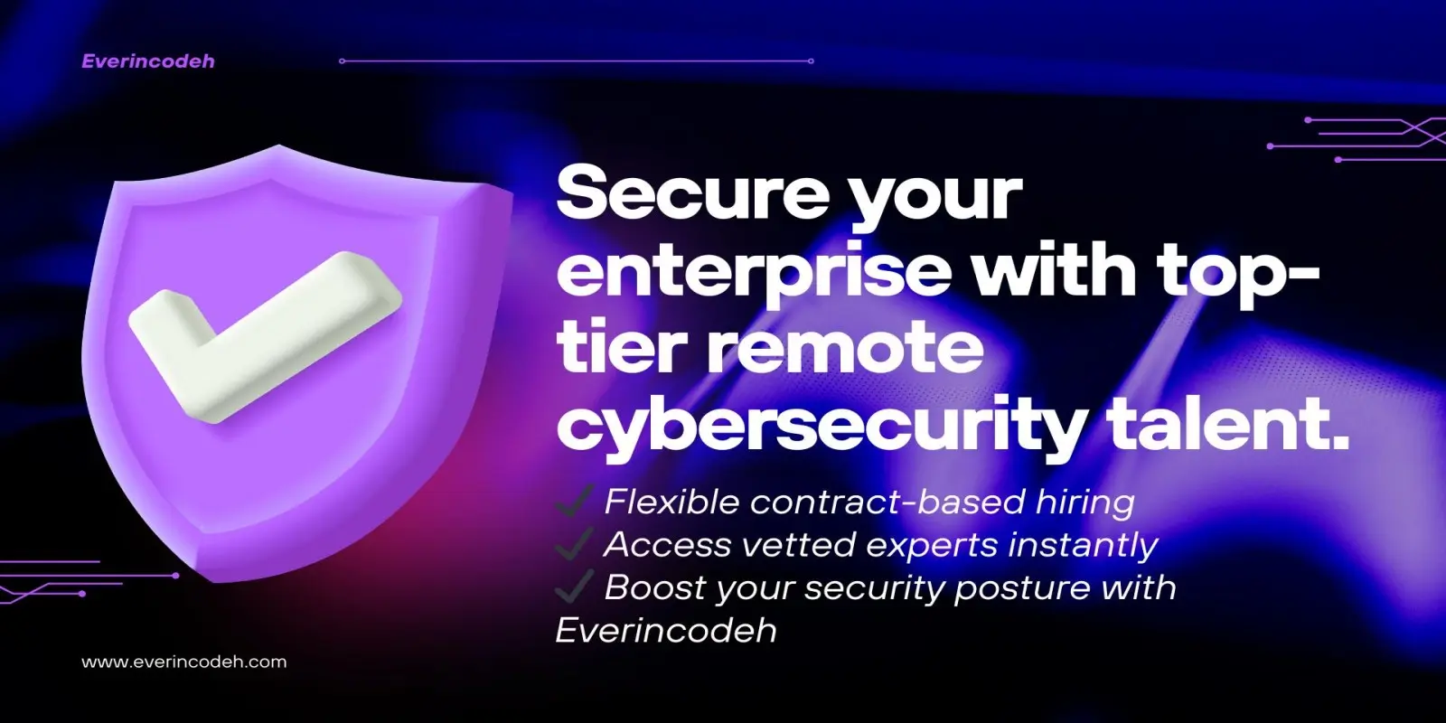 Pre-vetted cybersecurity engineers illustration