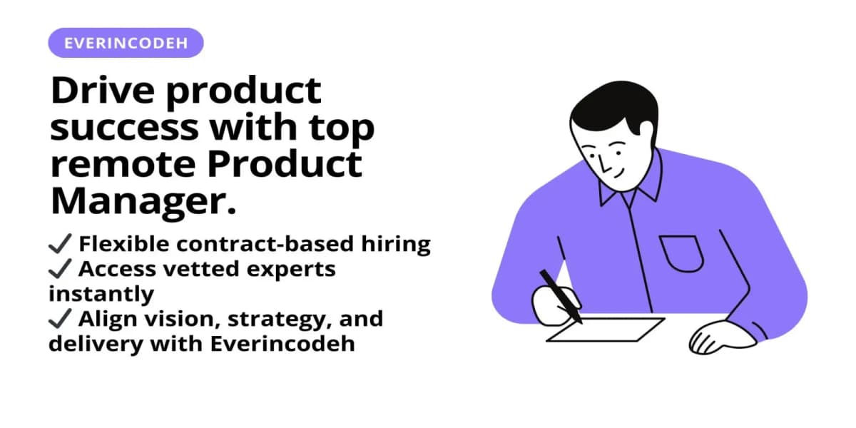 Pre-vetted product managers illustration