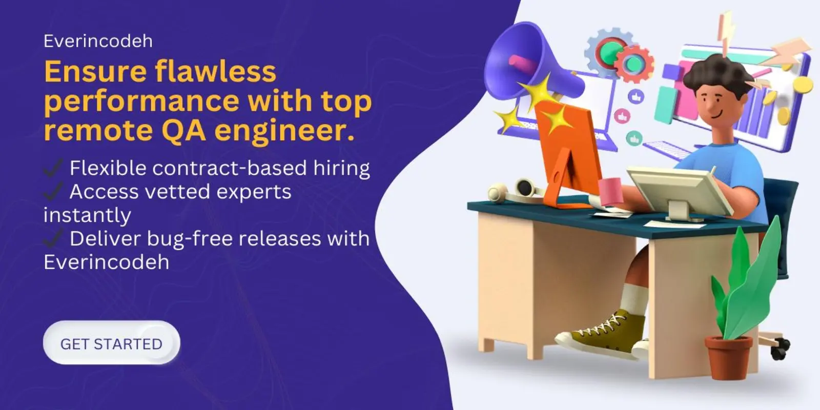 Pre-vetted QA testers illustration