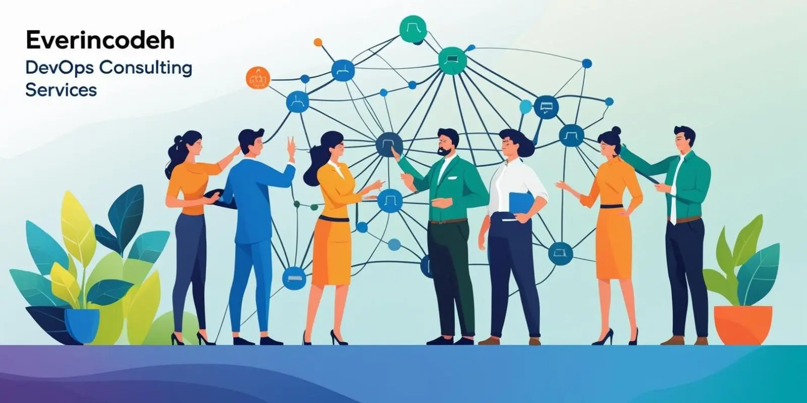 DevOps technology illustration
